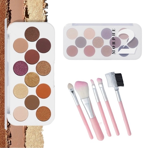 MORPHE Ready For Anything Eyeshadow Palette w/5 piece brush set 🆕 - Picture 15 of 15